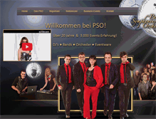 Tablet Screenshot of coverband-pso.de